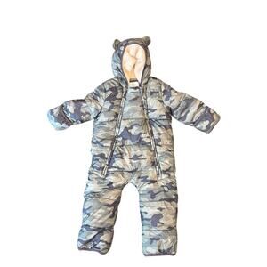 Baby Gap Camo one-piece snow suit